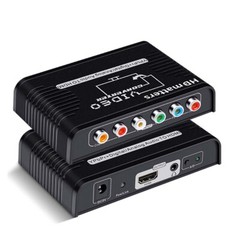 RCA Component Video Ypbpr+Digital/Analog Coaxial Audio to HDMI Converter for PS2