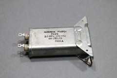 Vintage Aerovox 2.0 uF 200V AC Oil Capacitor 60 Cycle P16FCT P16F1 Tested Good