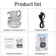 TWS Earbuds 40Hr LCD Touch Screen Noise Cancelling Bluetooth 5.4 Wireless IPX7