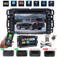 Car Radio Stereo CD DVD Player Carplay For GMC Chevrolet Yukon Silverado Tahoe