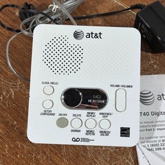 Vintage AT&T Digital Answering Machine Model 1740