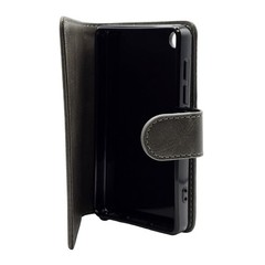 Samvix Leather Book Case for Q6 Music Player (Gray)