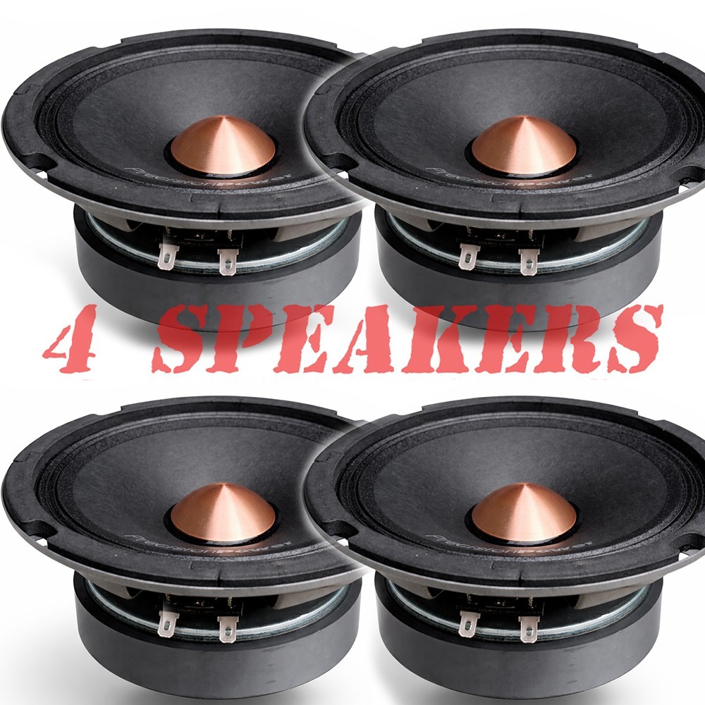 NEW Precision Power PMF654 6.5″ 400W Midrange Speakers 200W RMS EACH 24oz Magnet