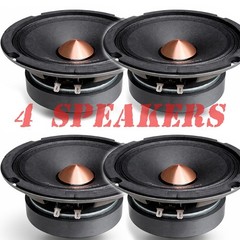 NEW Precision Power PMF654 6.5″ 400W Midrange Speakers 200W RMS EACH 24oz Magnet