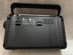 HDi Home Portable AM/FM Radio, Battery Operated, or AC Power M# HDi-2600BK