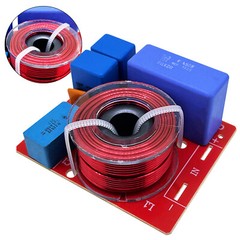 2pcs 4~8Ω 80W 2-Way Audio Crossover Filters HiFi Speaker Frequency Divider Kit
