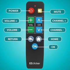 Big Button Universal TV Remote for Senior Simple Easy to Use Dementia Products