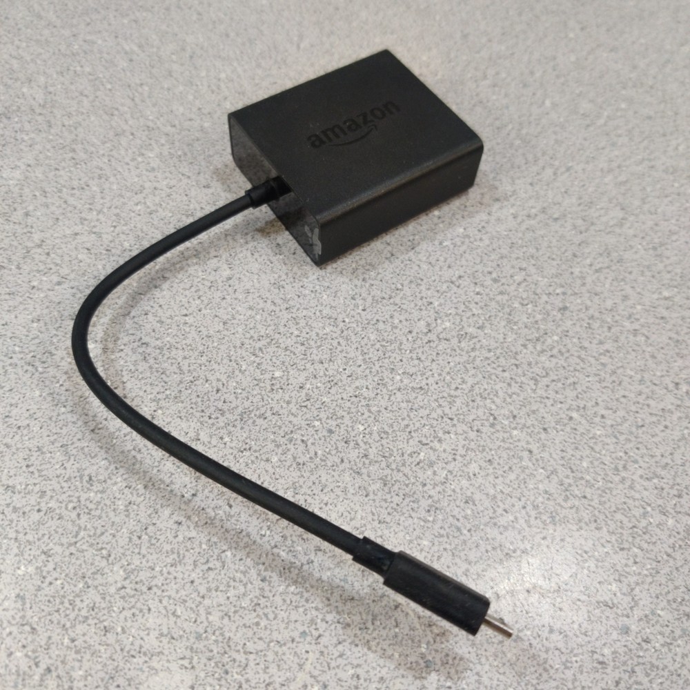 Genuine Amazon Ethernet Adapter for Amazon Fire TV Devices – Used Mint Condition
