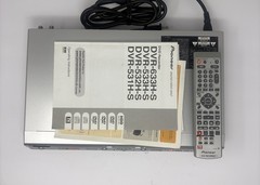 Pioneer DVR-533H-S HDD DVD Recorder 80GB w/ Box Manuals Remote AS-IS No Return