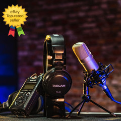 TH-02 Professional Studio Monitor Headphones, Wired over Ear