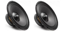 (2) NEW SKAR AUDIO FSX10-4 10-INCH 4 OHM 400W MAX CAR PRO AUDIO SPEAKERS – PAIR