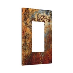 1 Gang Single GFCI/Decorator 1 Rocker/GFCI, Rust Old Rusty Copper Rustic
