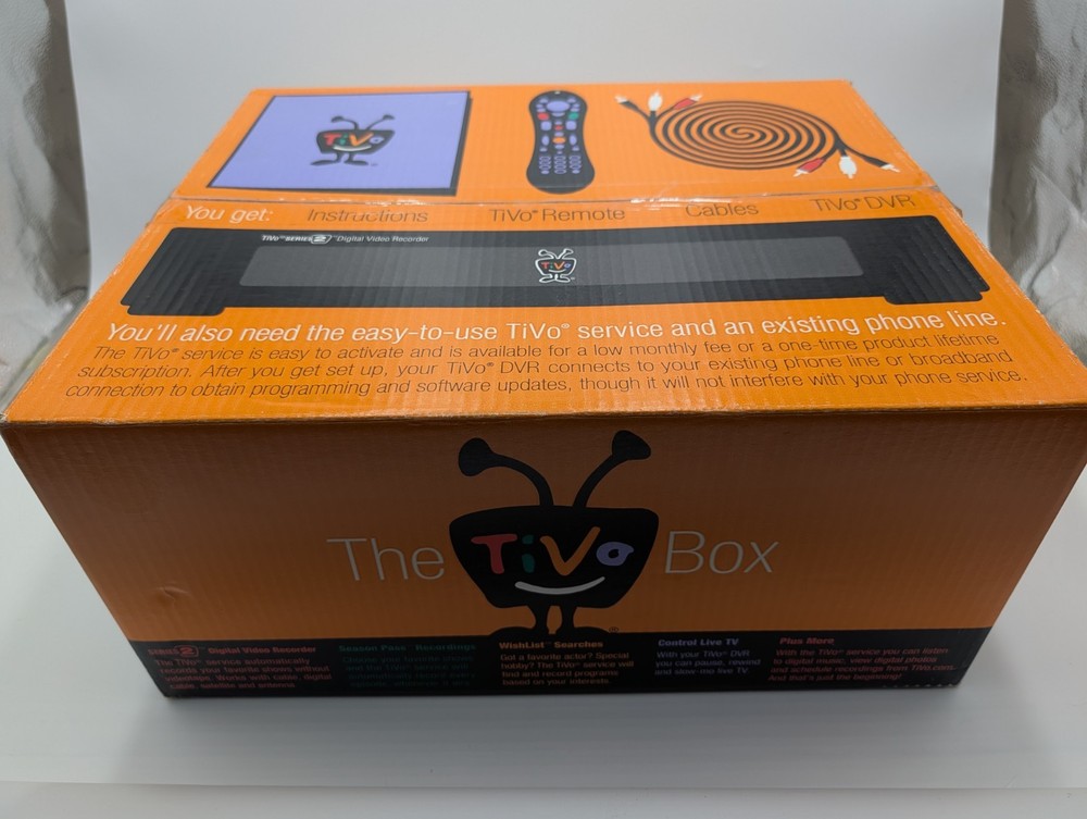 TiVo Series 2 DVR – 40 Hours! NEW OPEN BOX – Record Live TV – TCD540040 (40GB)