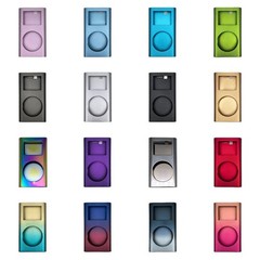 Replacement Housing for iPod Mini 1st / 2nd Gen Blue Green Pink Silver Shell