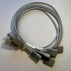 SCART Male to Male AV Cables 21-Pin RGB Video Audio Retro TV Console – Lot of 5