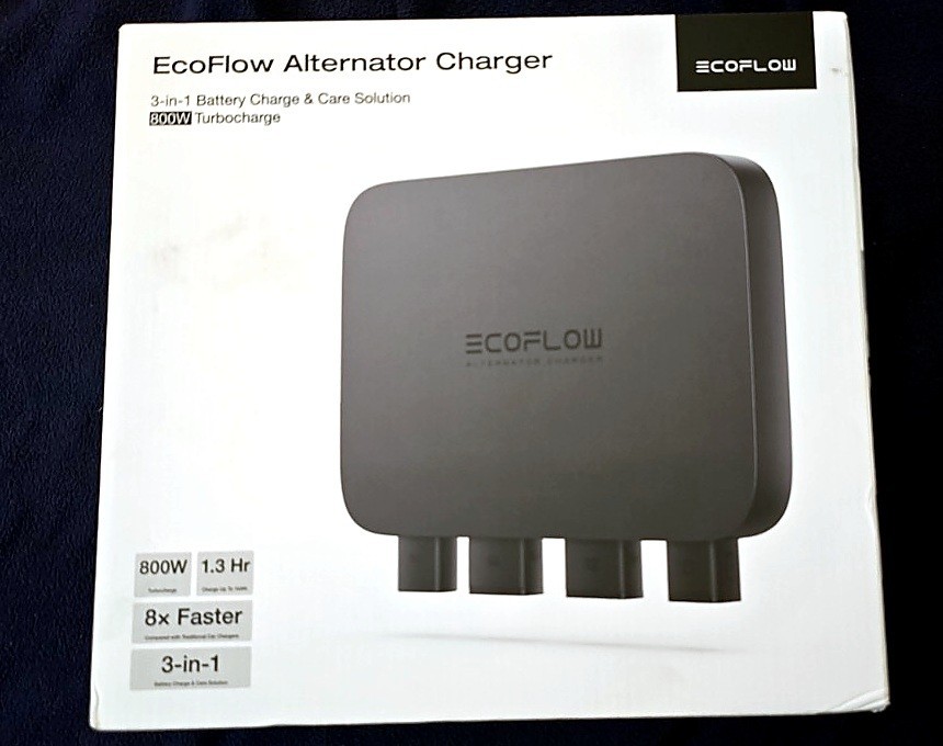 EcoFlow 800W Alternator Charger 3-in-1 DC Charger NEW IN BOX EF-FC-301-1