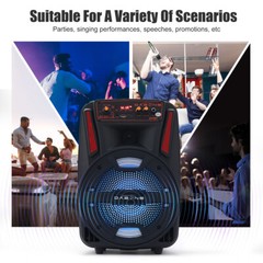 1000W Portable Wireless Bluetooth Speaker Super Bass Stereo Radio FM TF AUX USB