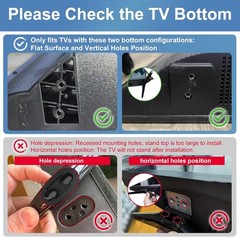 Durable ABS TCL TV Base Stand for Select 28-65″ Models – Hassle-Free Setup