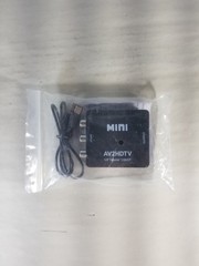 HD 1080P HDMI-compatible To AV RCA CVBS Adapter Mini for HDMI2AV Video Converter