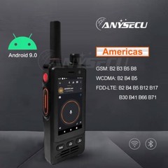 ANYSECU W63 IP68 4G Network Radio Android 9.0 NFC Zello Real-ptt PTT POC Radio