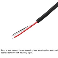 10-Pack 3.5mm Male Plug to Bare Wire Open End TRS 3 Pole Stereo 1/8″ 3.5mm Jack