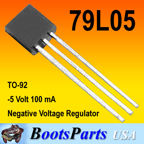 (20) 79L05 (-5 Volts @ 100 mA TO-92 Voltage Regulator ** USA SELLER **
