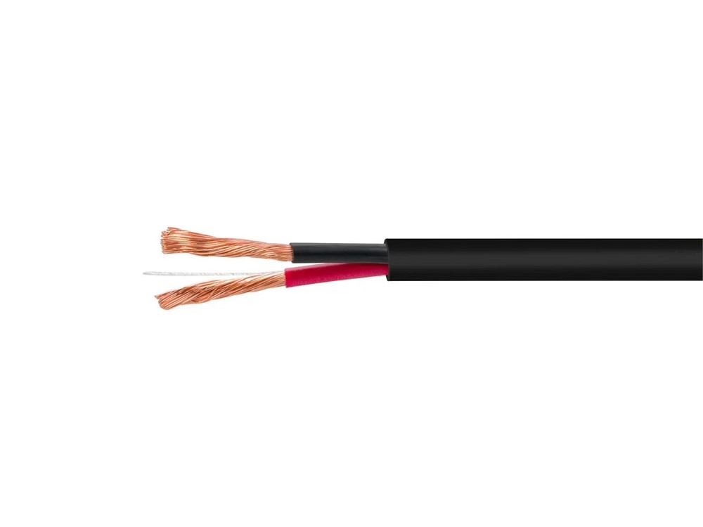 Monoprice Speaker Wire, CL2 Rated, 2-Conductor, 18AWG, 250ft, Black