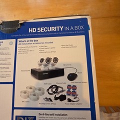 Swann HD security system 8 channel 4 camera NIB Night/Day vision! (up to 1080p)