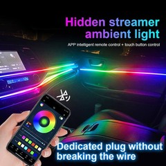 1 in 22 Full LED Bead Symphony Dream Car Interior Ambient Lighting Wireless Kits