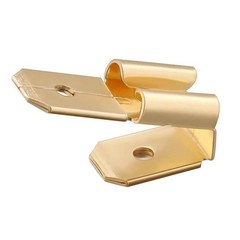 50PCS/Set Dual Male Single Female Brass Piggyback Spade Connectors Accessories