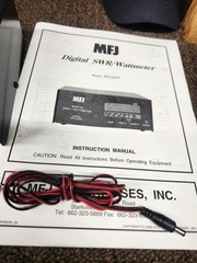 MFJ-826B Digital SWR / Wattmeter ! 1.8 to 54Mhz , 1500watts ! ! Very Nice !