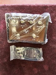 Vanco VCS-1 Vintage Video Switcher New In Box w/Switching Cables & Instructions