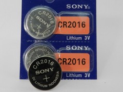 SONY  CR2016  LITHIUM 3V  BATTERY 2Pcs