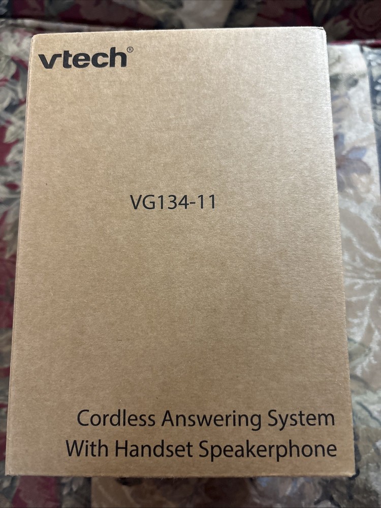 VTech VG134-11 DECT 6.0 Cordless Phone w/ Bluetooth Digital Answering Black