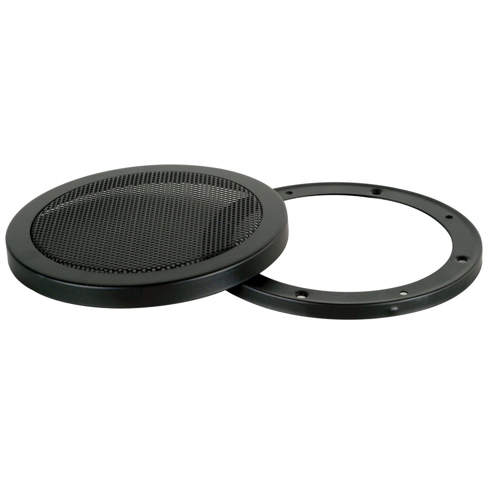 Steel Mesh 2-Piece Grill for 8″ Speaker Black