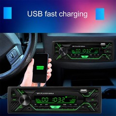Car Audio Radio Receiver Bluetooth in-Dash FM SD USB MP3 Player