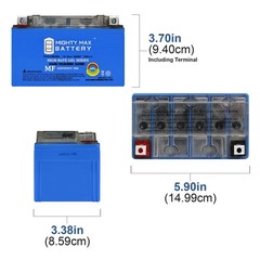 Mighty Max YTX7A-BSGEL 12V 6AH Battery Replaces PowerSonic YTX7A-BS – 8 Pack