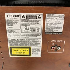 Victrola VTA-200B 6-in-1 Bluetooth Turntable Record Player CD Radio AUX – Works