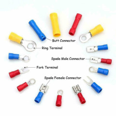 300/1200Pcs Car Wire Assorted Insulated Electrical Terminal Connectors Crimp Kit