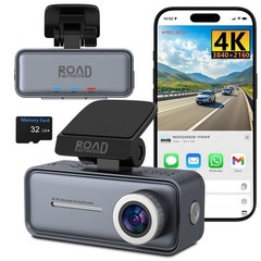 4K Mini Dash Cam Front，Front Dash Camera for Cars，WiFi Car Camera with Voice …
