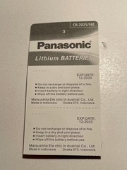 2 PC Fresh Stock CR2025 DL2025 ECR2025 3v Lithium Battery Expire 2033+ Free Ship