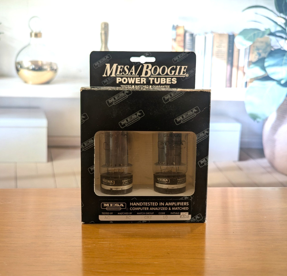 Mesa Boogie 6L6GC STR-440 Gray 10 Matched Pair NOS Power Tubes