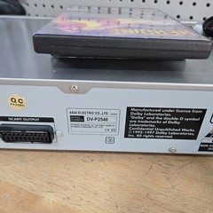 AKAI *DV-P2540* Region2 DVD Player with SCART output NO Remote Rare Player Works