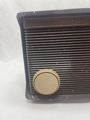 Vintage Brown “Retro Jetson’s” 1959 Motorola Model A1N-32 AM Radio-MCM Decor
