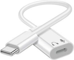 USB C to Lightning Audio Adapter, USB Type C Male to Lightning Female Earphone C