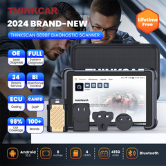 Lifetime FREE Update ThinkScan 689BT Scanner Diagnostic Tool W/ Screen Protector