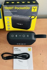 (2) Tribit PocketGo Portable Bluetooth Speakers (Blue/Black) – New Open Box!