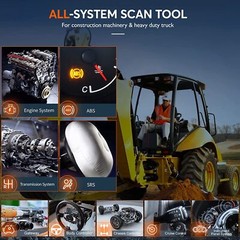 Heavy Duty Truck Scanner Machinery Scan Tool Diesel OBD Code Reader DPF Regen