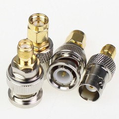 4/8PCS NEW BNC to SMA Type Male Female RF Connector Adapter Test Converter Kit
