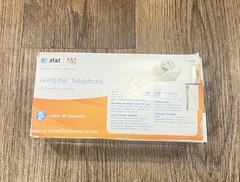 AT&T TR1909 Trimline Corded Telephone Caller ID Call Waiting White New Open Box
